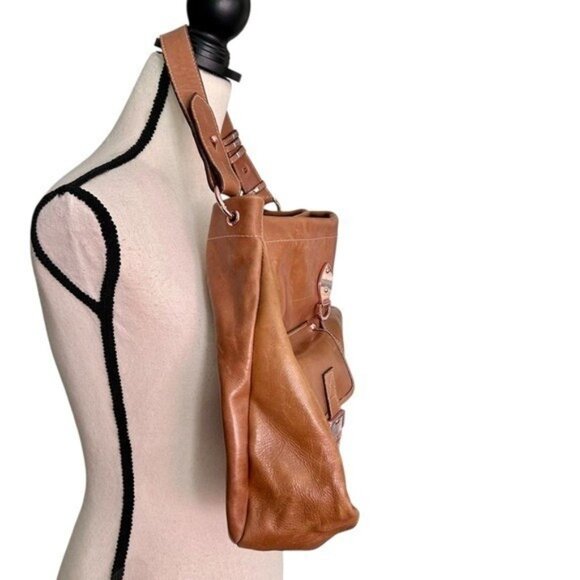 Mulberry Tillie Leather Tote Bag Oak Rose Gold Hardware Roomy Classic - Picture 5 of 17